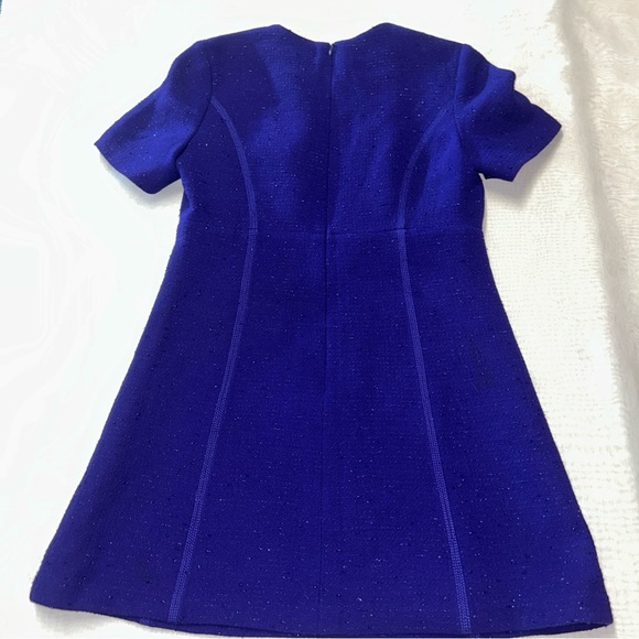 Escada Purple Short Sleeve Dress - Picture 2 of 12
